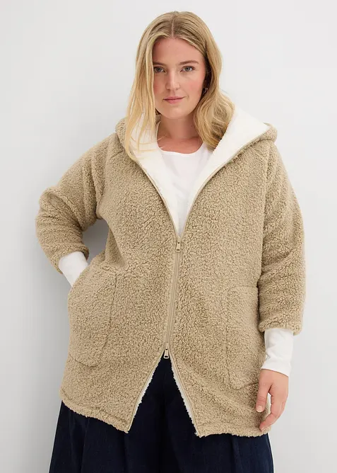 Teddy-fleecejakke, bonprix