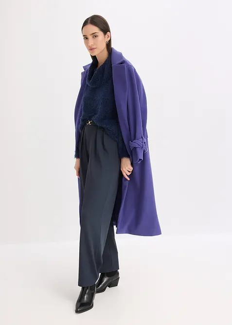 Genser i mykt fj&aelig;rgarn med rullekrage, bonprix