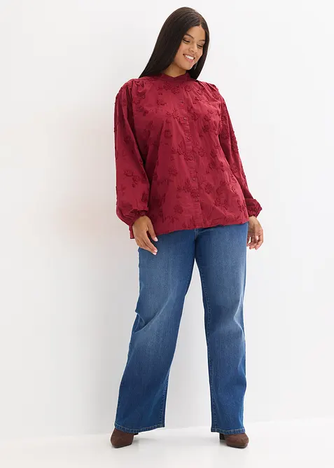 Bluse i 100% bomull, bonprix