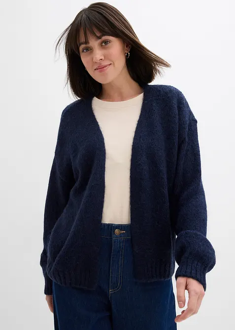 Grovstrikket, oversized cardigan, bonprix