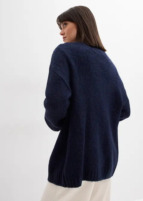 Grovstrikket, oversized cardigan, bonprix