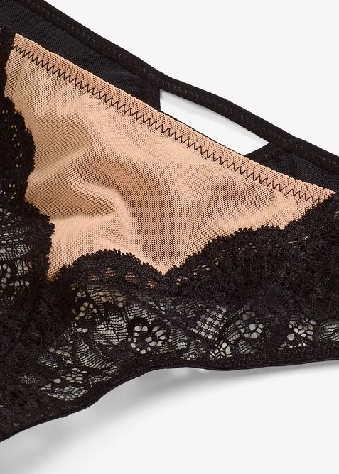 Stringtruse med sømløst bakstykke, bonprix