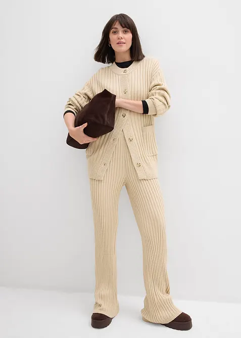 Cardigan i myk viskosemiks, bonprix