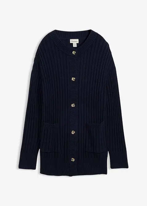 Cardigan i myk viskosemiks, bonprix