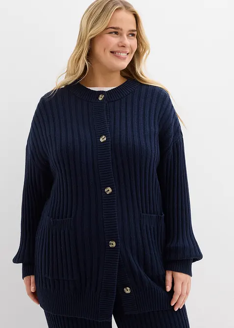 Cardigan i myk viskosemiks, bonprix