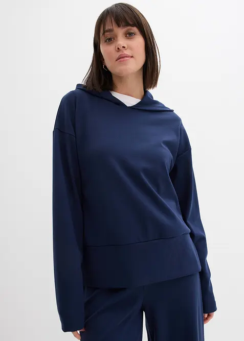 Hettegenser i behagelig Punto di Roma-materiale, bonprix