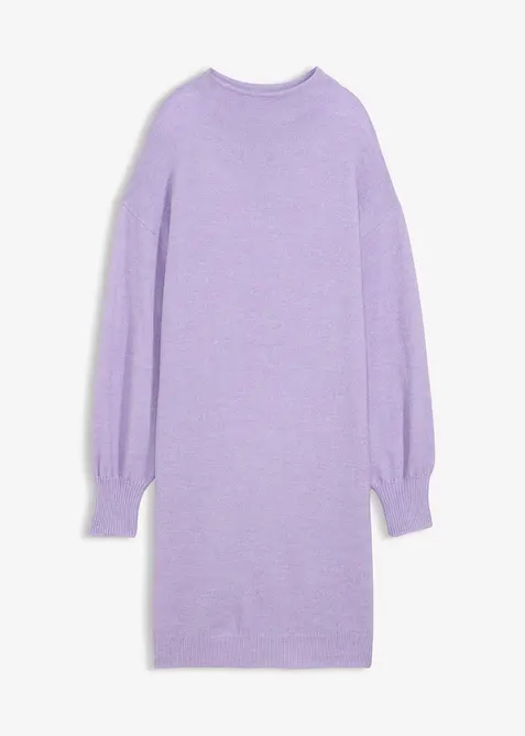 Strikket kjole i melert garn, bonprix