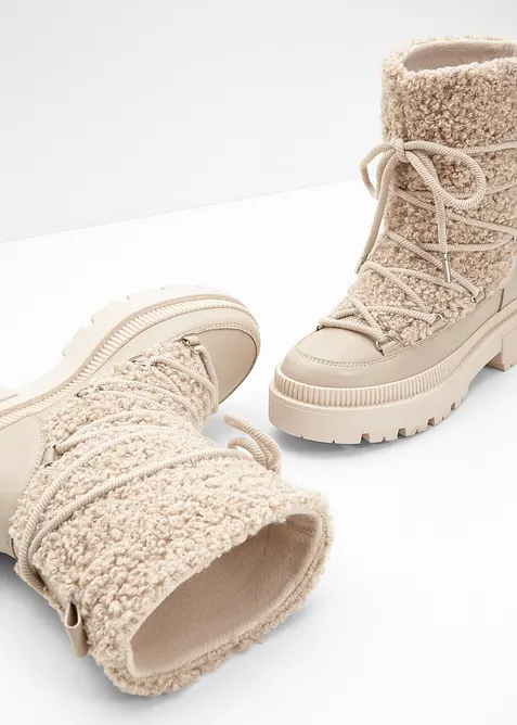 Fôrede snøreboots, bonprix