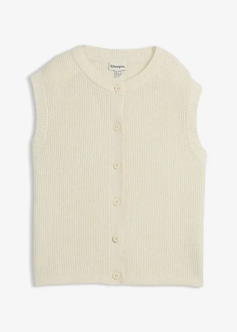 Strikket vest, bonprix