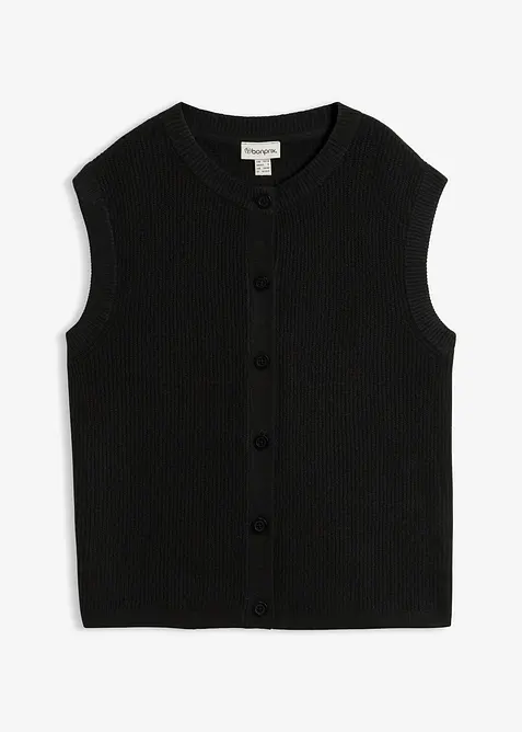 Grovstrikket vest, bonprix