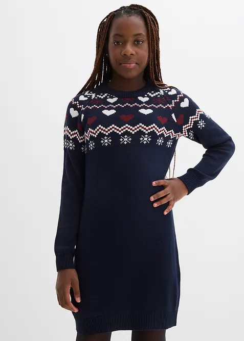 Strikket kjole, bonprix