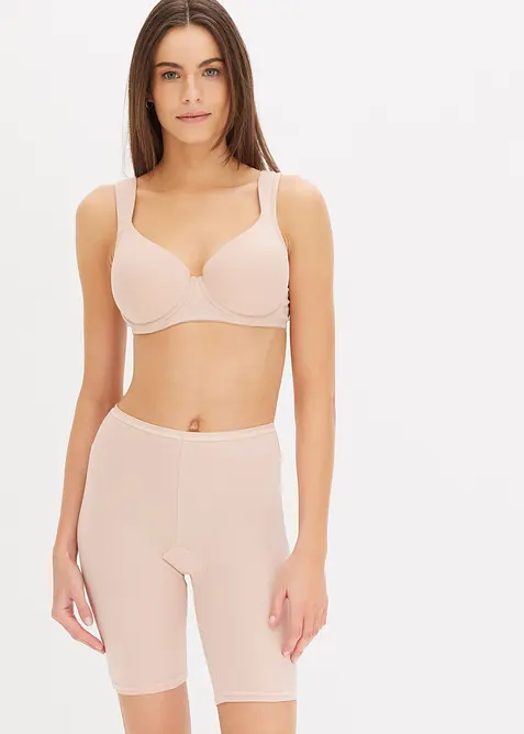 Padded-BH med b&oslash;yle og &oslash;kologisk bomull (2-pack), bonprix