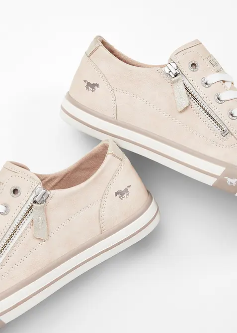 Sneakers fra Mustang med glidel&aring;s, Mustang