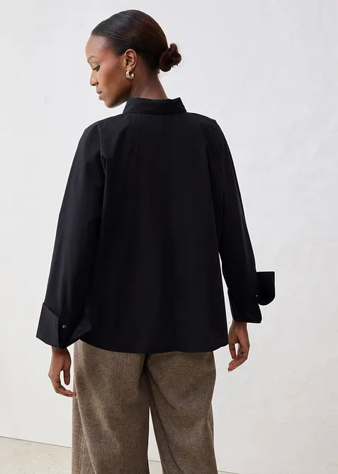 Skjorte med silke, bonprix