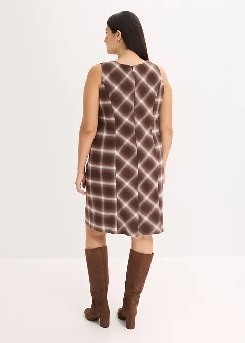 Kjole med rutemønster, bonprix
