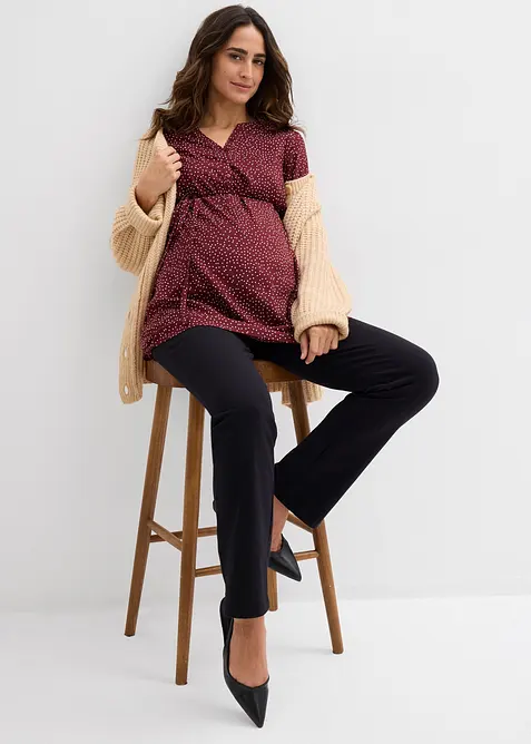 2-i-1-mammakjole i skjortekjole-modell og lett viskose, bonprix