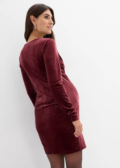 Mamma- og ammekjole av myk fl&oslash;yel, bonprix