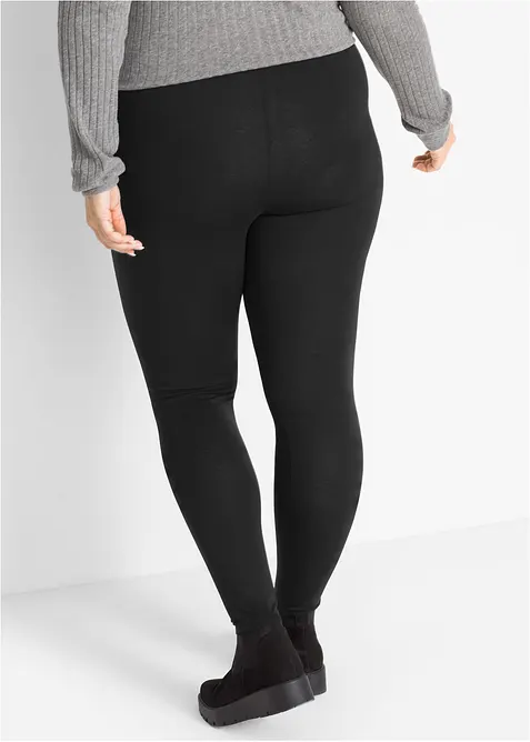 Leggings i bomullsmiks, bonprix