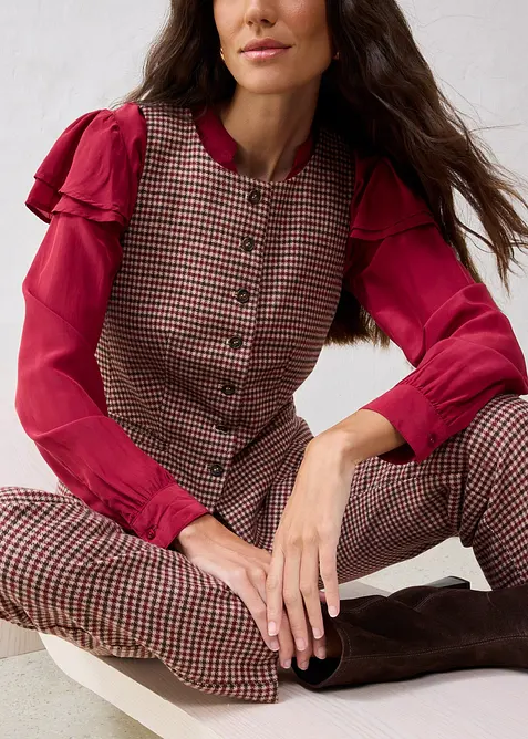 Vest med ull, bonprix