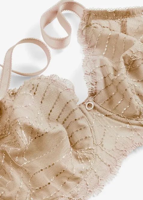 Minimizer-BH med broderi med glittergarn, bonprix