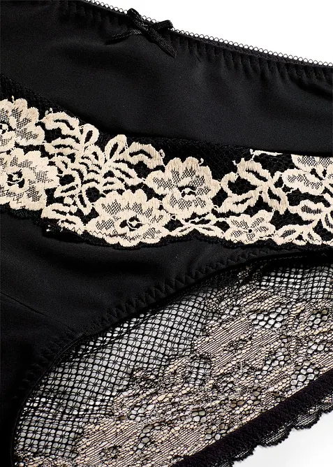 Maxitruse med delikate blonder, bonprix