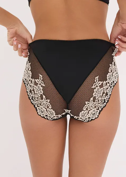 Maxitruse med delikate blonder, bonprix