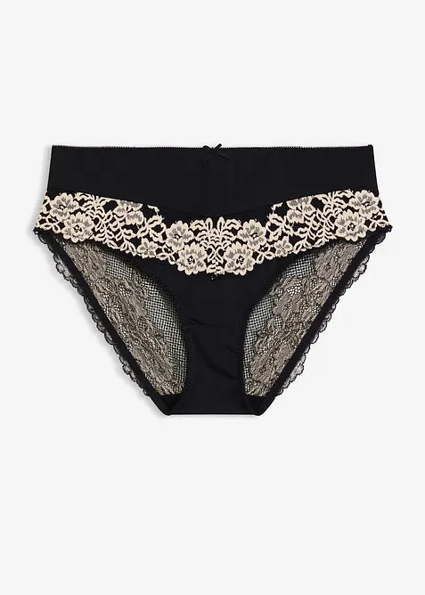 Maxitruse med delikate blonder, bonprix