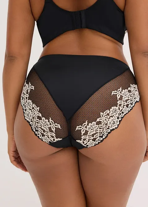 Maxitruse med delikate blonder, bonprix