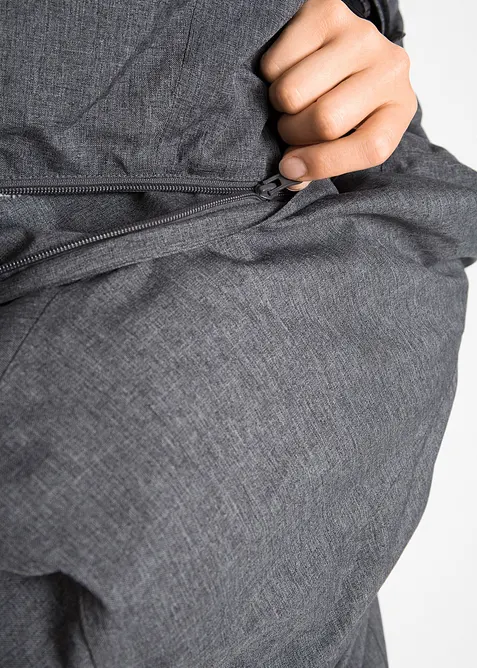 Outdoor-funksjonsjakke med teddyfleece, vanntett, bonprix