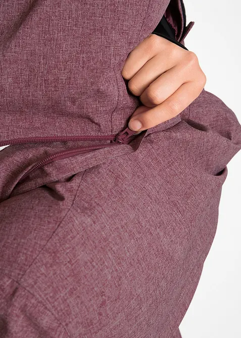 Outdoor-funksjonsjakke med teddyfleece, vanntett, bonprix