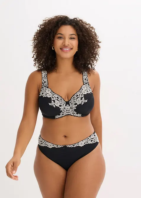 Truse med delikate blonder (2-pack), bonprix