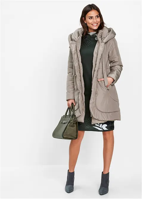 Kort, vattert k&aring;pe, bonprix