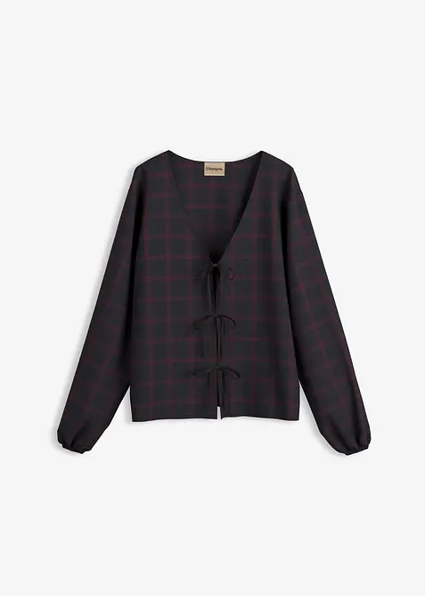 Vid bluse av  myk viskose, bonprix