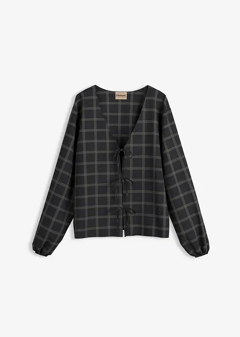 Vid bluse av  myk viskose, bonprix