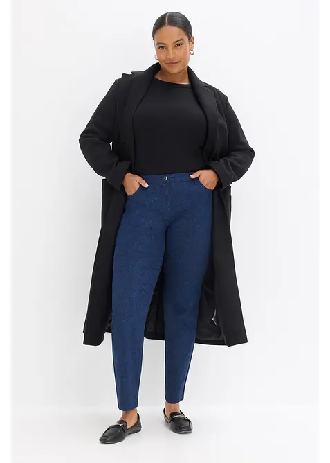 Twillbukse med elegant print, bonprix