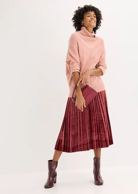 H&oslash;yhalset genser, bonprix