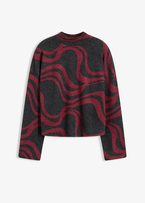 Behagelig, ribbestrikket topp, bonprix