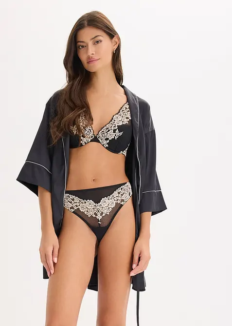 Stringtruse i tofarget blonde, bonprix