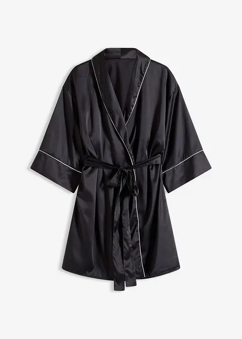 Satengkimono med fin glans, bonprix