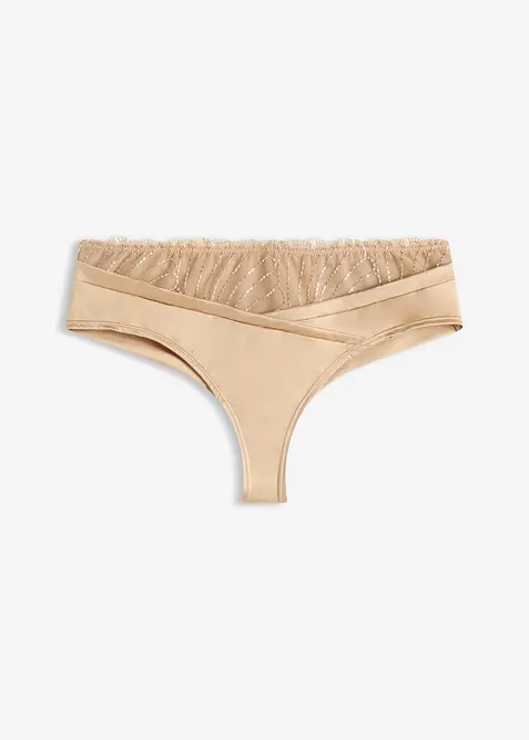 String-panty med sømløst bakstykke, bonprix