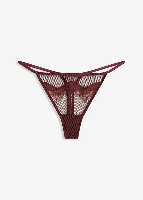 Tanga-string med raffinert blonde, bonprix