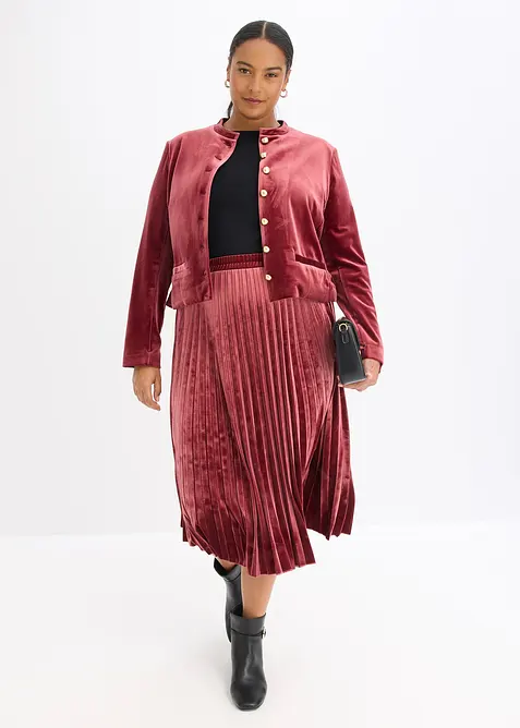 Fløyelsjakke, bonprix