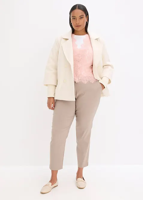 Vest i blondemateriale, bonprix