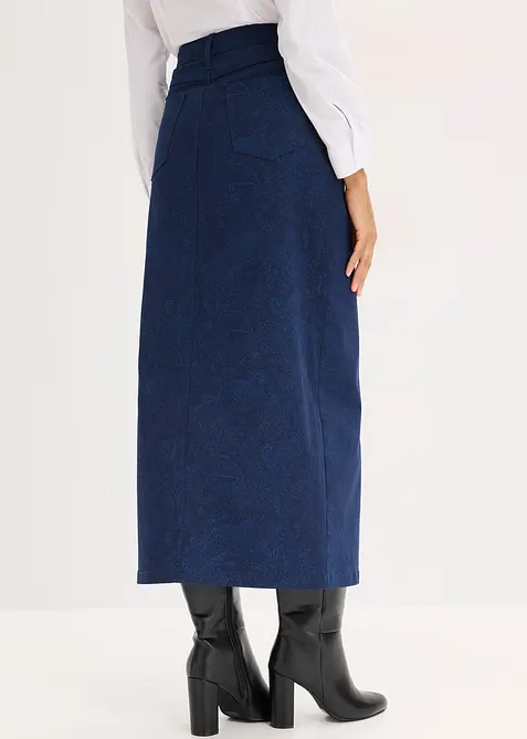 Stretchy skj&oslash;rt i bomullsmateriale, bonprix