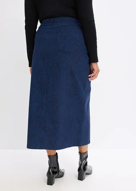 Stretchy skj&oslash;rt i bomullsmateriale, bonprix