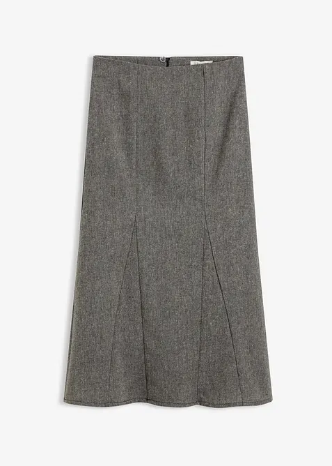 Breddesydd skjørt i tweedlook, bonprix