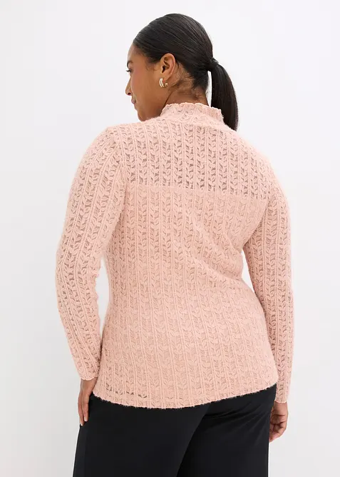 Blondetopp med høy hals, bonprix