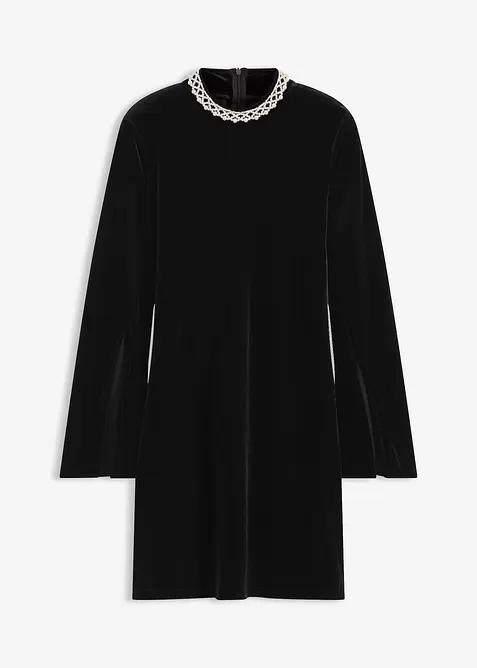 Minikjole i fin fløyel, bonprix