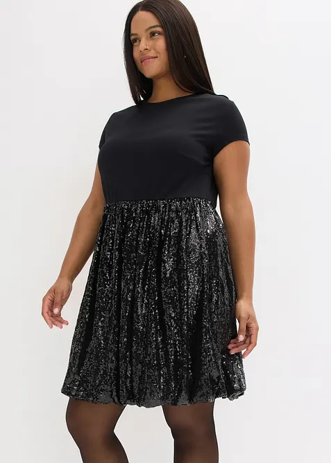 Jerseykjole i viskosemiks, bonprix