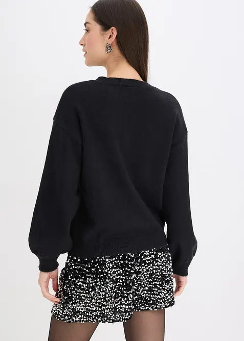 Cardigan med dekorative knapper, bonprix